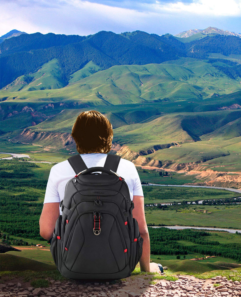 KROSER XL Shield Backpack - RFID & Water-Repellent - Backpack Bags by Handbags Specialist Headquarter | Available at Handbags Specialist Headquarter