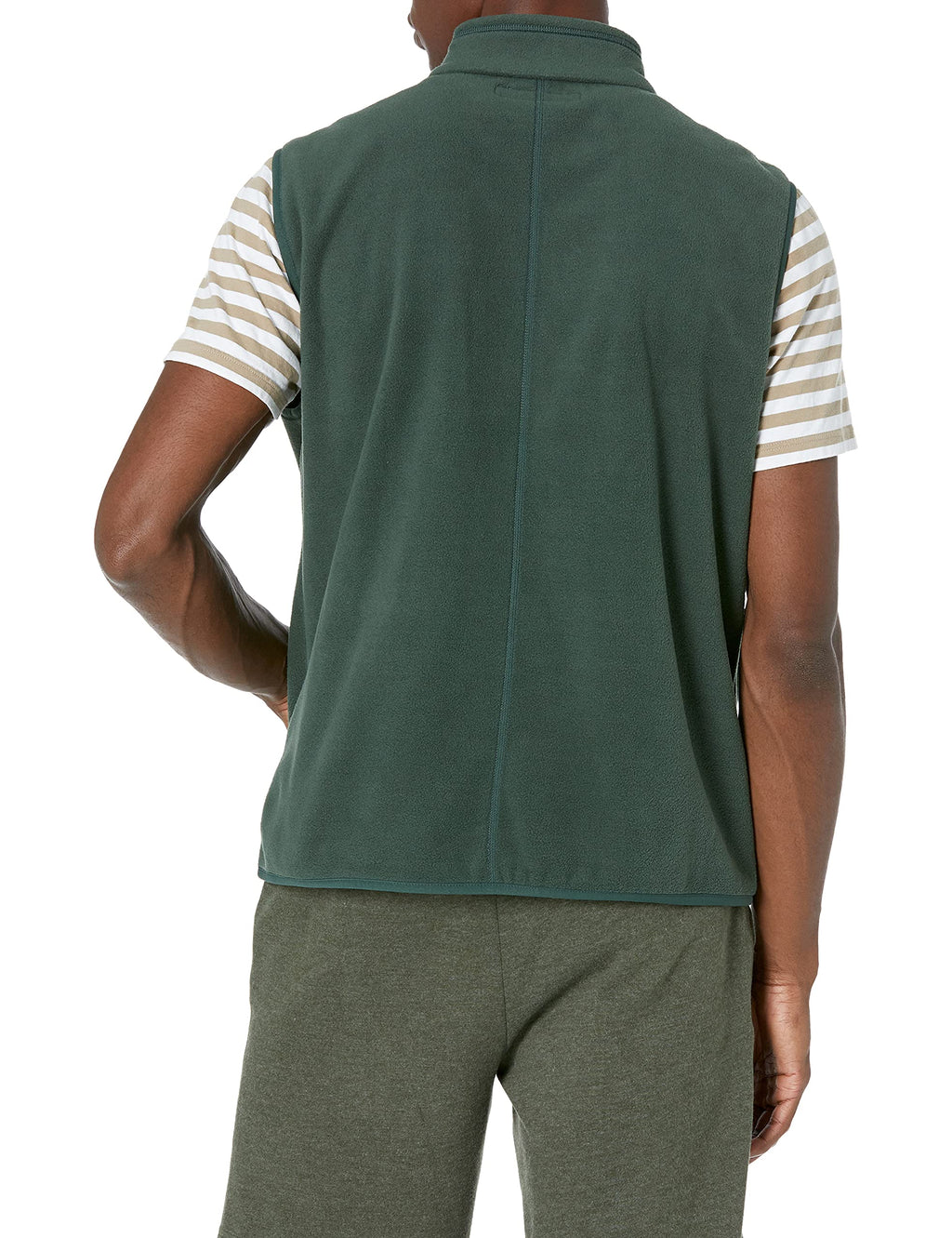 PolarZip Men's Fleece Vest – Big & Tall by Essentials