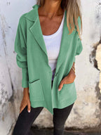 LuxeLap: Versatile Women's Long-Sleeve Jacket
