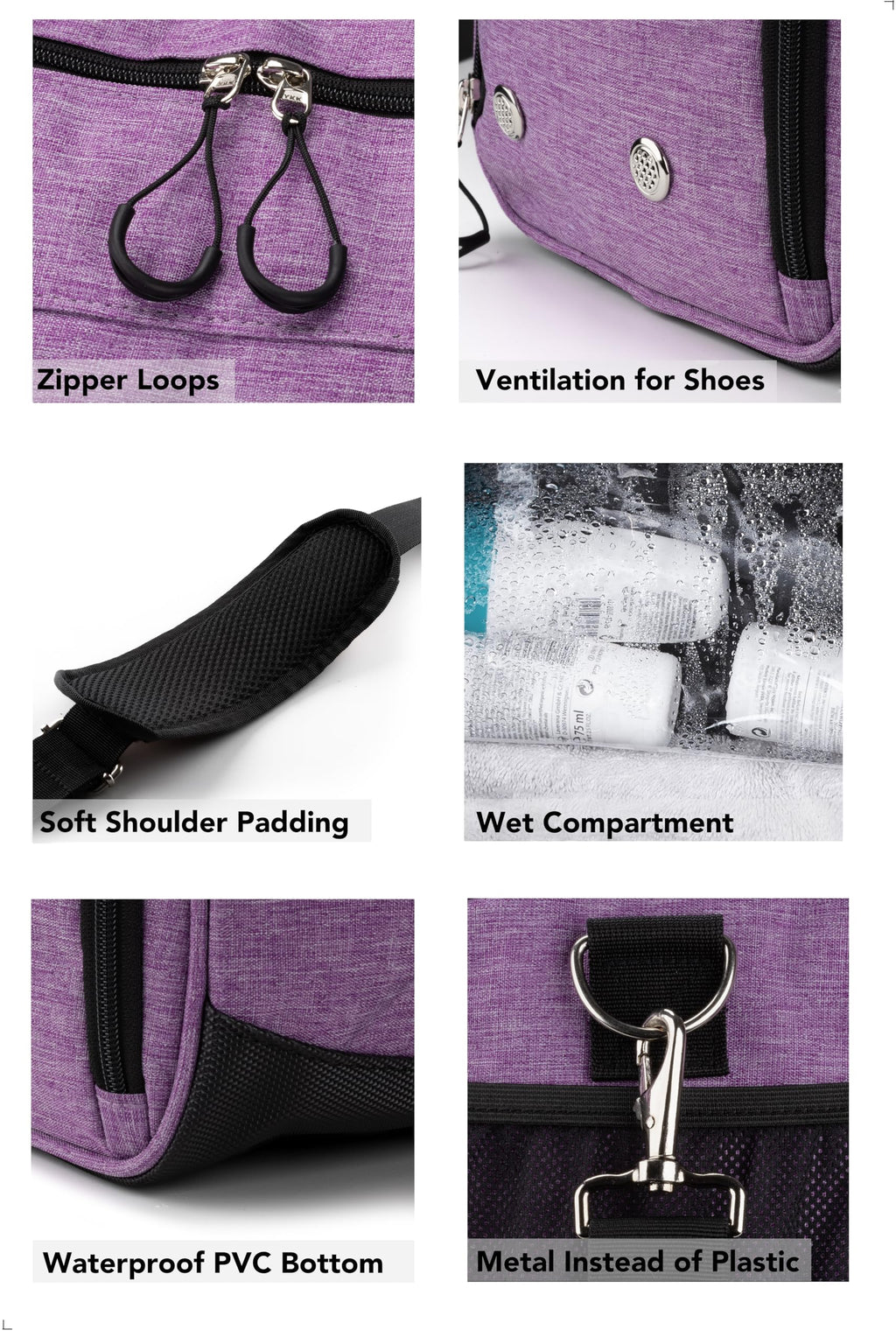 Fitgriff® Gym Bag with Shoe & Wet Compartment