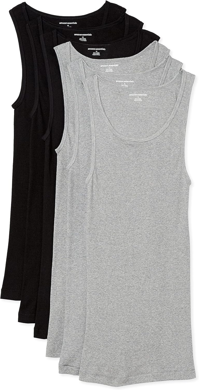 BreezeSoft Men's 6-Pack Tank Undershirts