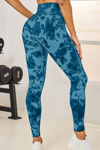Tie-Dye High Waist Active Leggings - Leggings by Trendsi | Available at Handbags Specialist Headquarter