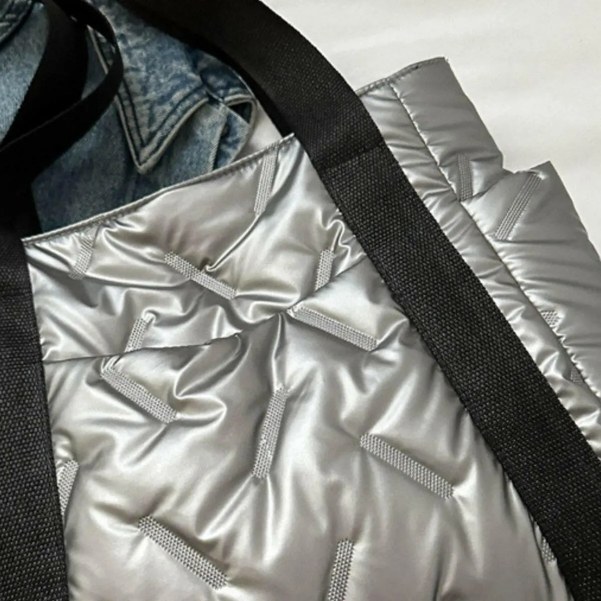 Polyester Tote Bag with Zipper - Tote Bag by Trendsi | Available at Handbags Specialist Headquarter