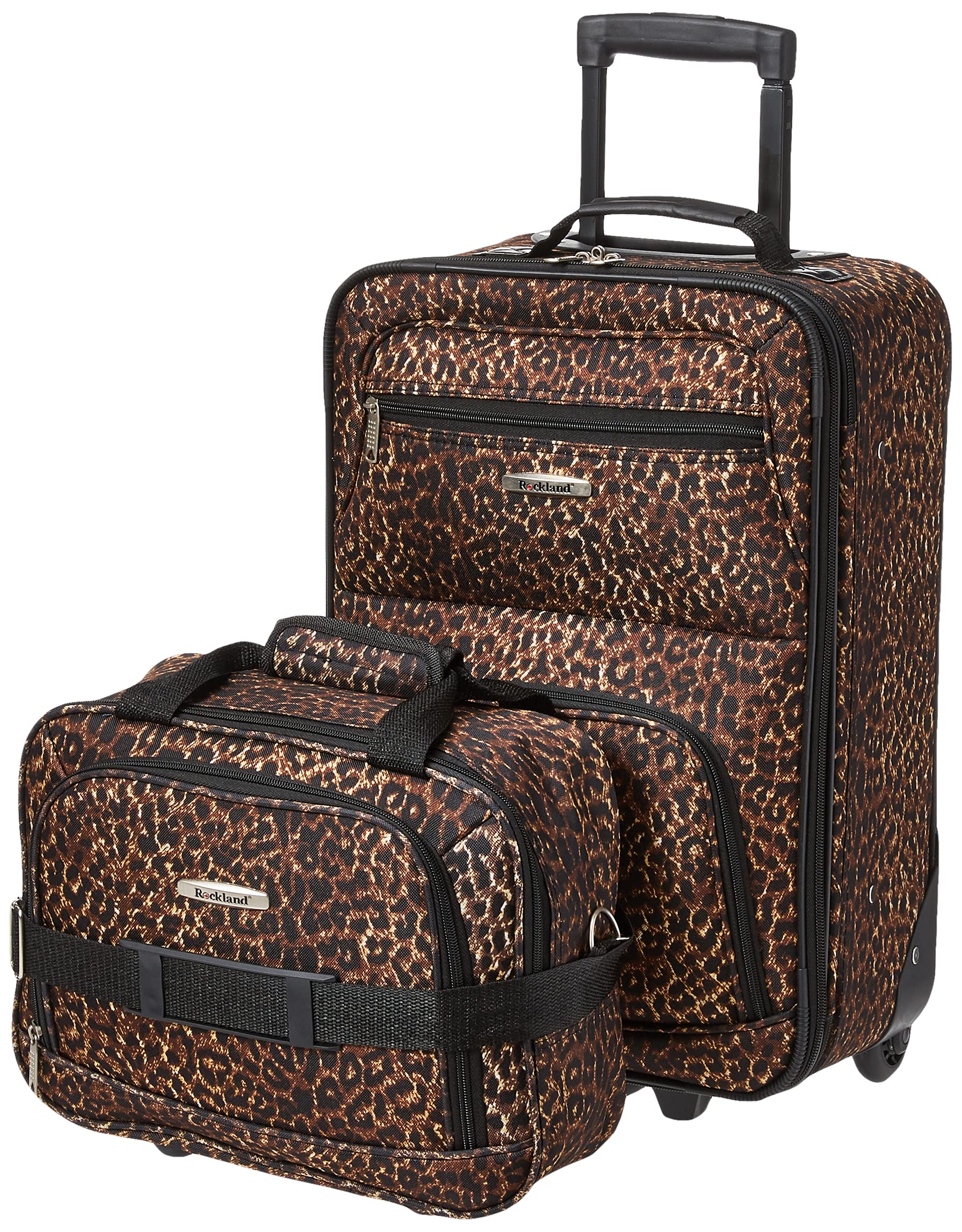 Rockland Expandable Dot Luggage Set - 2 Piece -  by Handbags Specialist Headquarter | Available at Handbags Specialist Headquarter