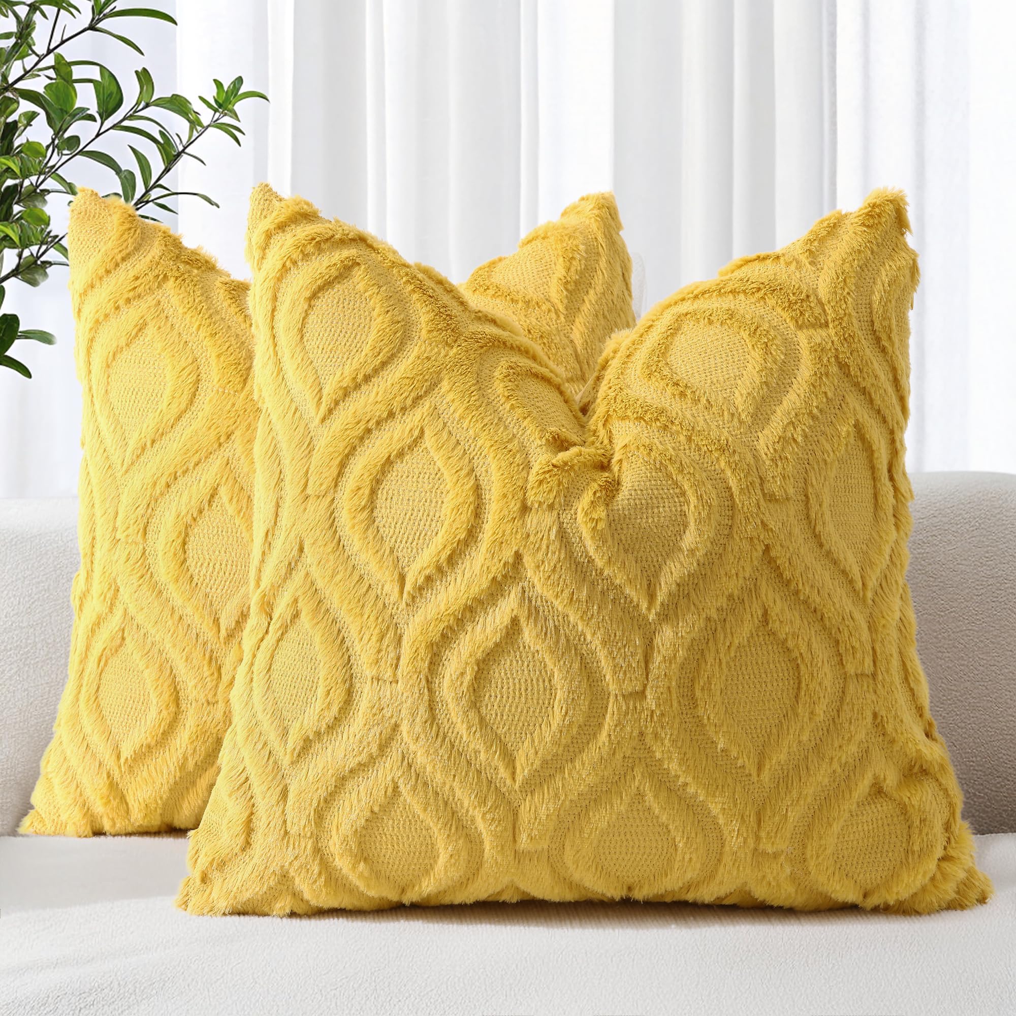 Farmhouse Faux Wool Pillow Covers - Decor by Handbags Specialist Headquarter | Available at Handbags Specialist Headquarter