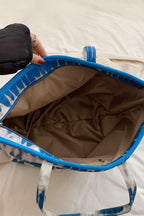 Printed PU Leather Tote Bag - Tote Bag by Trendsi | Available at Handbags Specialist Headquarter