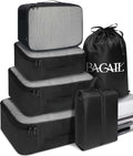 TravelMate 8-Piece Packing Cubes - Luggage Travel Bags by Handbags Specialist Headquarter | Available at Handbags Specialist Headquarter