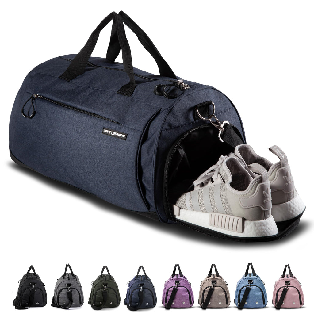 Fitgriff® Gym Bag with Shoe & Wet Compartment