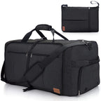 120L Foldable Waterproof Travel Duffel Bag with Shoe Compartment