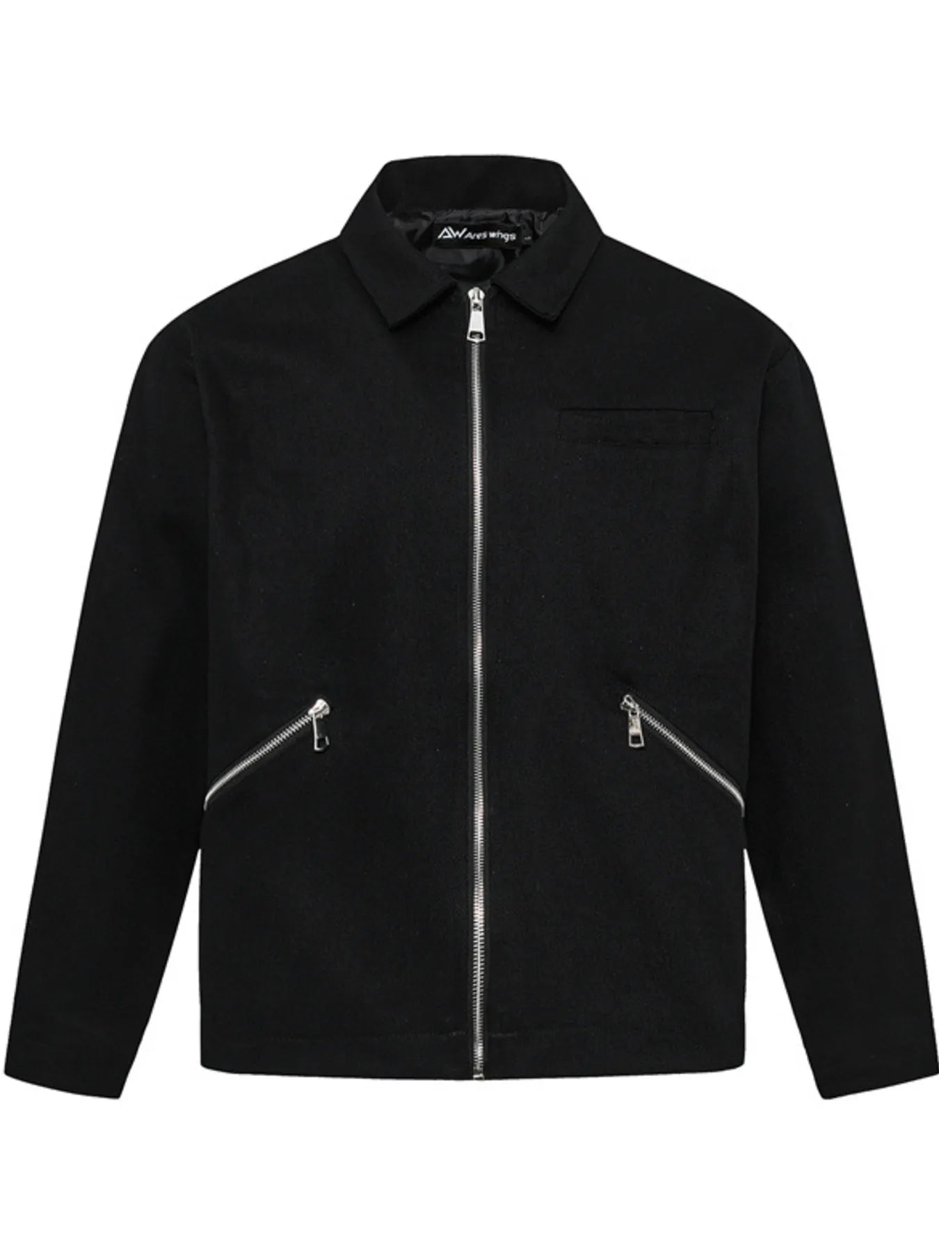 Men's Zip Up Long Sleeve Jacket - Men's jackets by Trendsi | Available at Handbags Specialist Headquarter