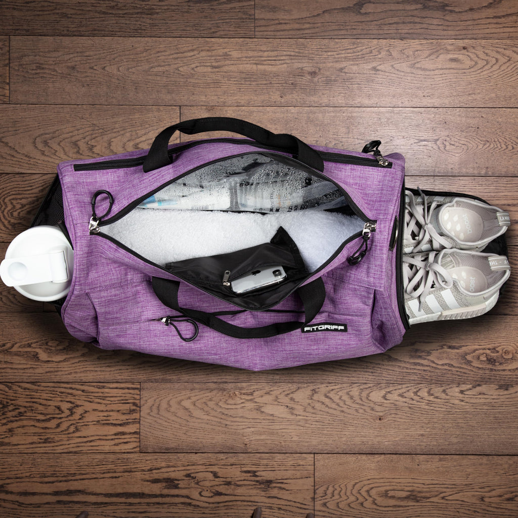 Fitgriff® Gym Bag with Shoe & Wet Compartment