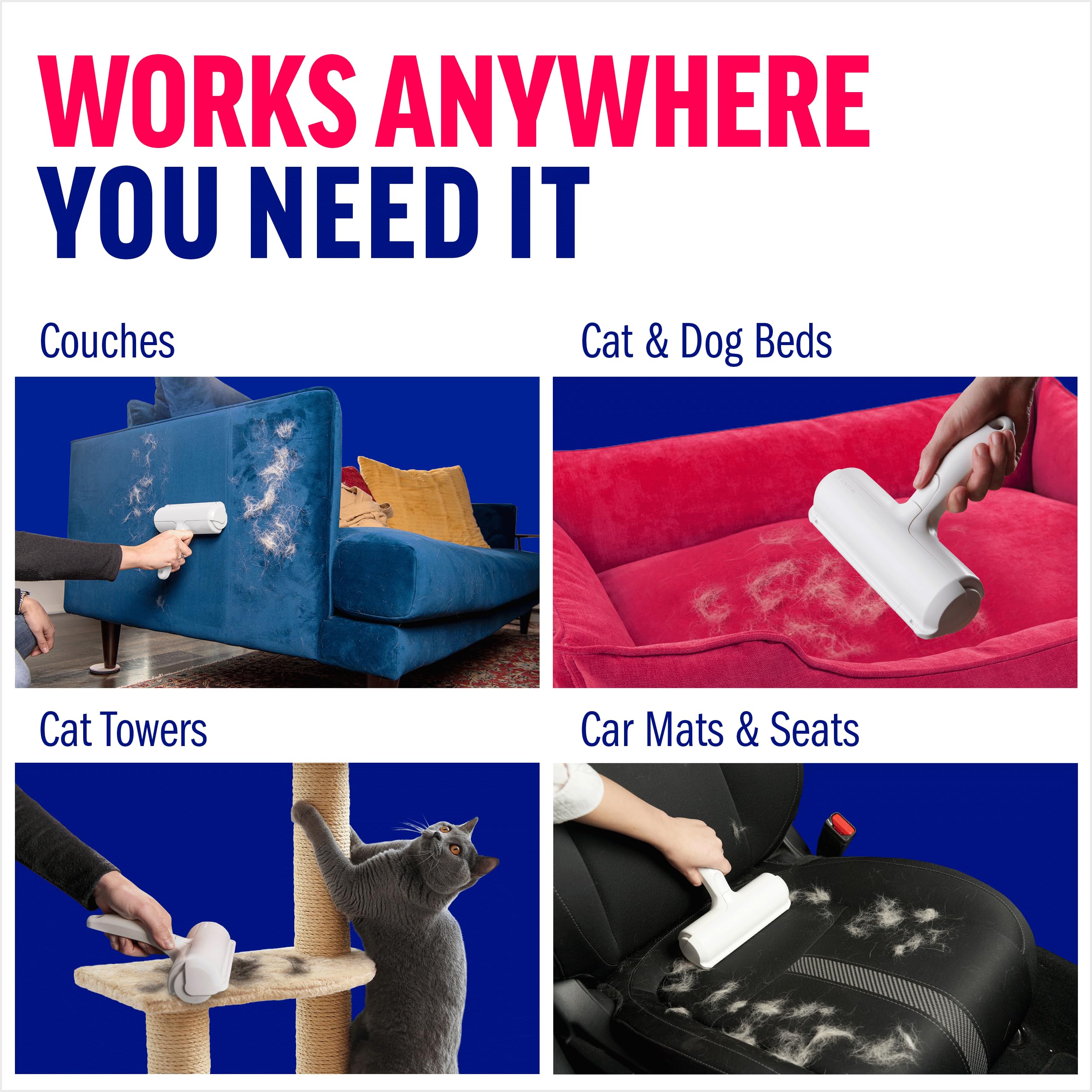 FurAway Roller: Eco Lint Remover for Pets & Furniture -  by Handbags Specialist Headquarter | Available at Handbags Specialist Headquarter