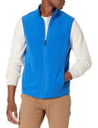 PolarZip Men's Fleece Vest – Big & Tall by Essentials