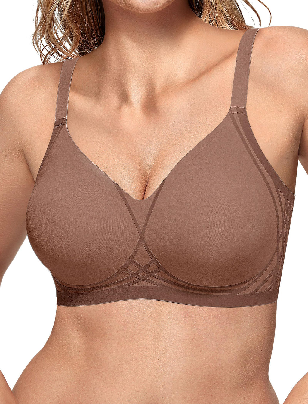 Vertvie Seamless Wireless Push-Up Bralette