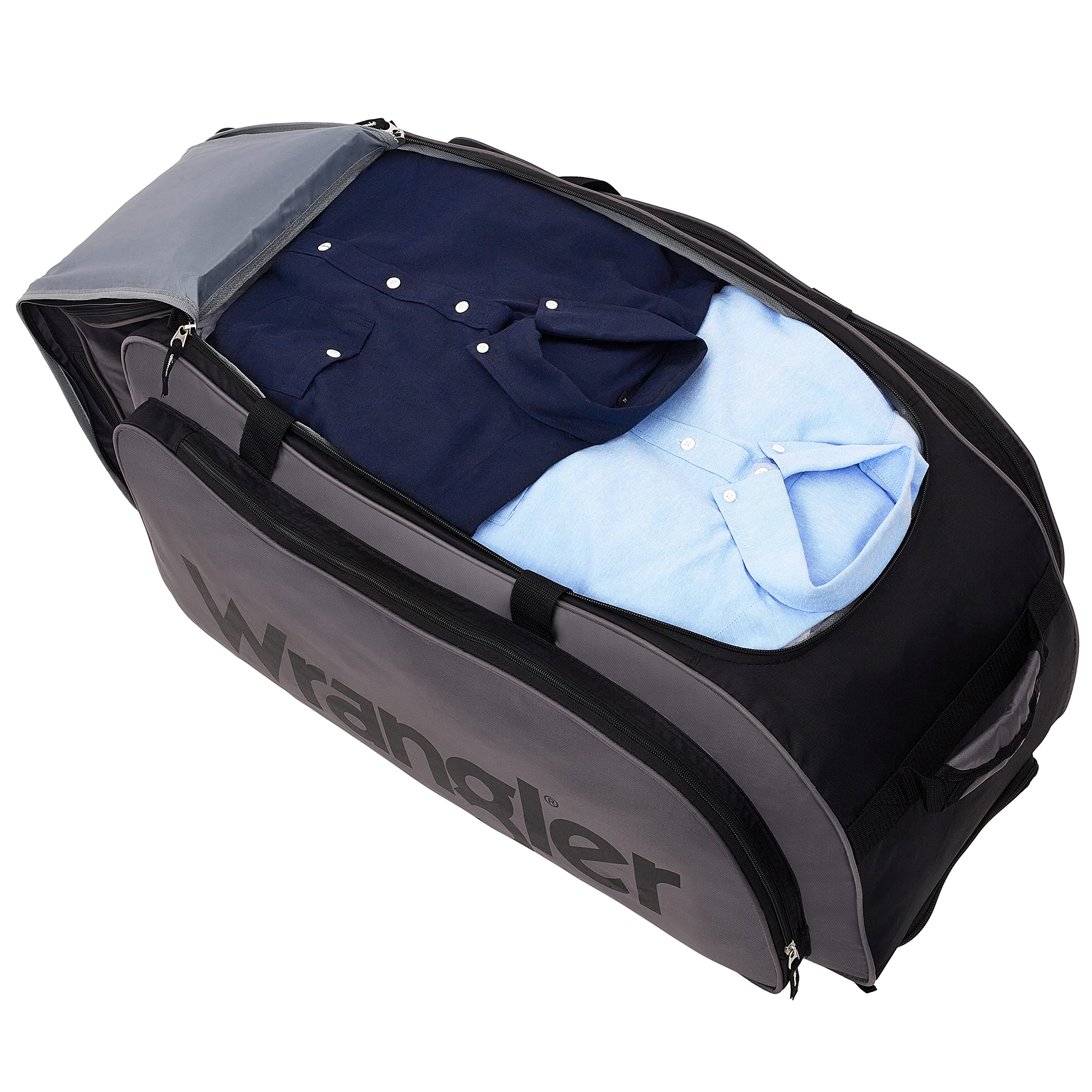 Wrangler Wesley Rolling Duffel Bag - Luggage Travel Bags by Handbags Specialist Headquarter | Available at Handbags Specialist Headquarter