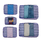 TravelWise Weekender Packing Cube Set - Silver 5-Piece - Luggage Travel Bags by Handbags Specialist Headquarter | Available at Handbags Specialist Headquarter