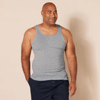 BreezeSoft Men's 6-Pack Tank Undershirts