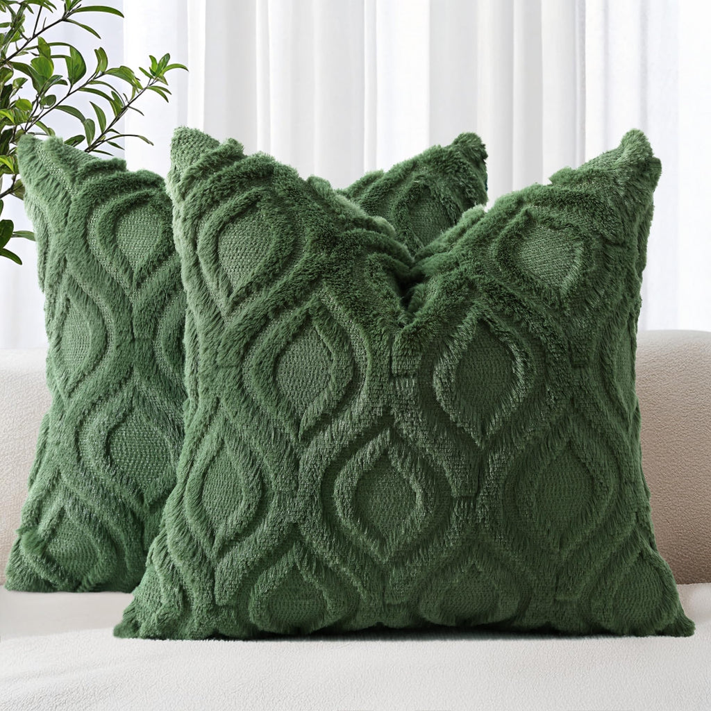 Farmhouse Faux Wool Pillow Covers - Decor by Handbags Specialist Headquarter | Available at Handbags Specialist Headquarter