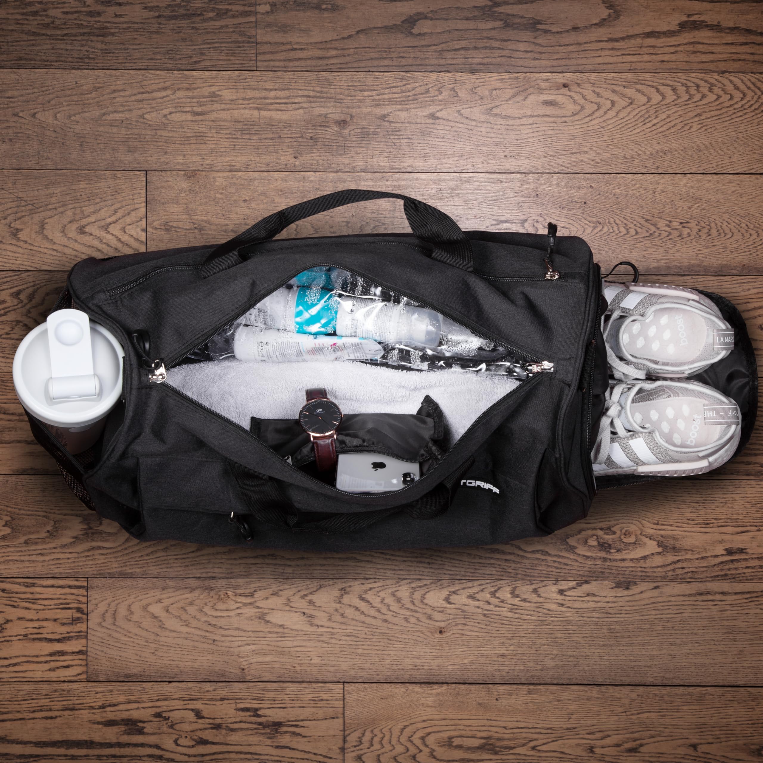 Fitgriff® Gym Bag with Shoe & Wet Compartment