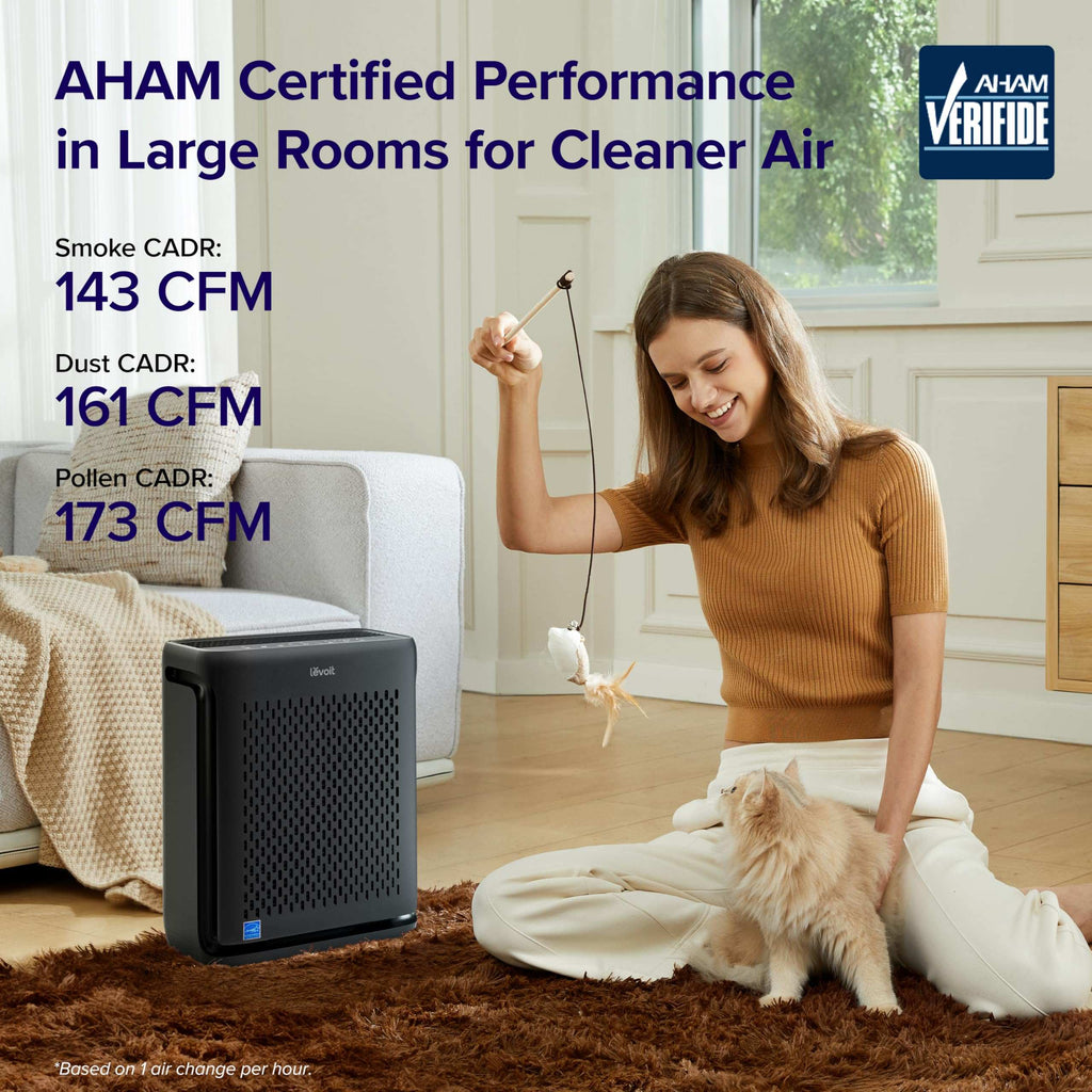 LEVOIT Vital 100S-P Smart Air Purifier 1074Ft² - Decor by Handbags Specialist Headquarter | Available at Handbags Specialist Headquarter