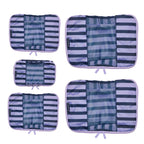 TravelWise Weekender Packing Cube Set - Silver 5-Piece - Luggage Travel Bags by Handbags Specialist Headquarter | Available at Handbags Specialist Headquarter