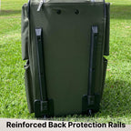 Olympia 22 Max Wheeled Duffel: 8-Pocket Water-Resist -  by Handbags Specialist Headquarter | Available at Handbags Specialist Headquarter