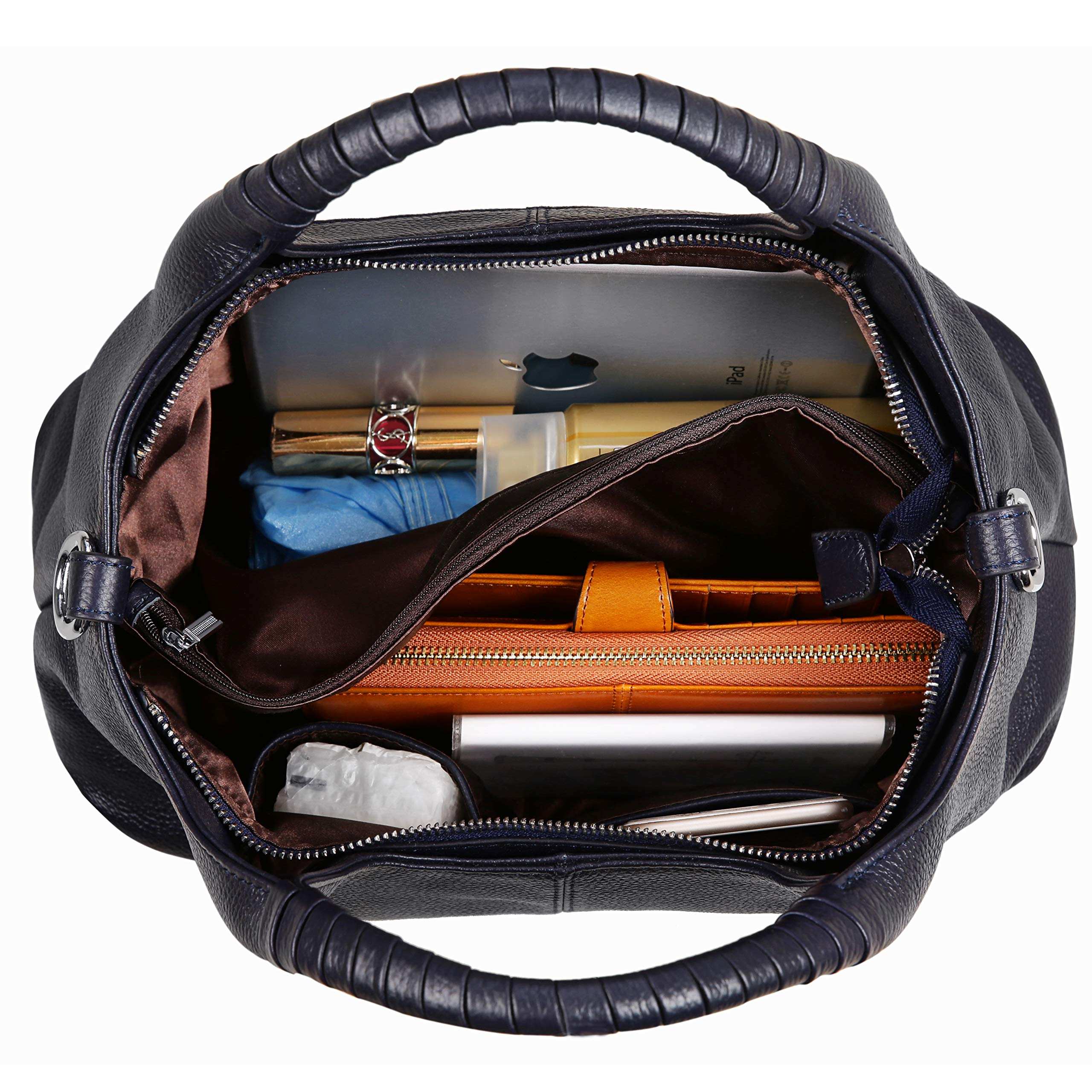 Iswee Luxe Leather Women's Medium Shoulder Tote - Handbags by Handbags Specialist Headquarter | Available at Handbags Specialist Headquarter