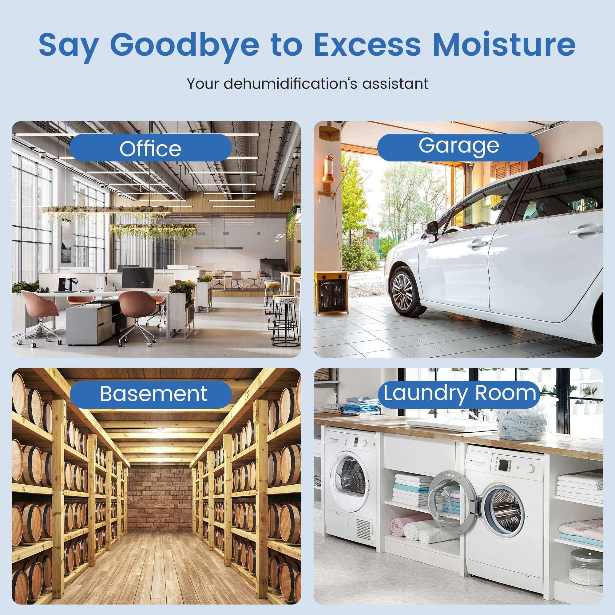 Vellgoo Energy Star Dehumidifier - Decor by Handbags Specialist Headquarter | Available at Handbags Specialist Headquarter