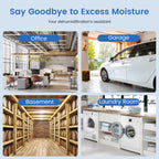 Vellgoo Energy Star Dehumidifier - Decor by Handbags Specialist Headquarter | Available at Handbags Specialist Headquarter