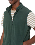 PolarZip Men's Fleece Vest – Big & Tall by Essentials