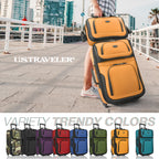 U.S. Traveler Rio Expandable Orange Carry-on -  by Handbags Specialist Headquarter | Available at Handbags Specialist Headquarter