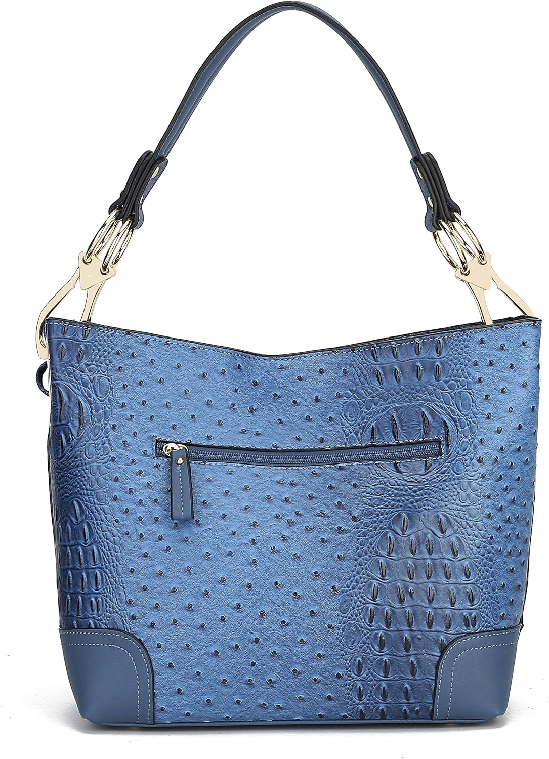 Orange Hobo Shoulder Bag & Wallet Set