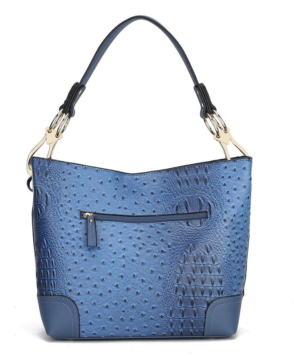 Orange Hobo Shoulder Bag & Wallet Set