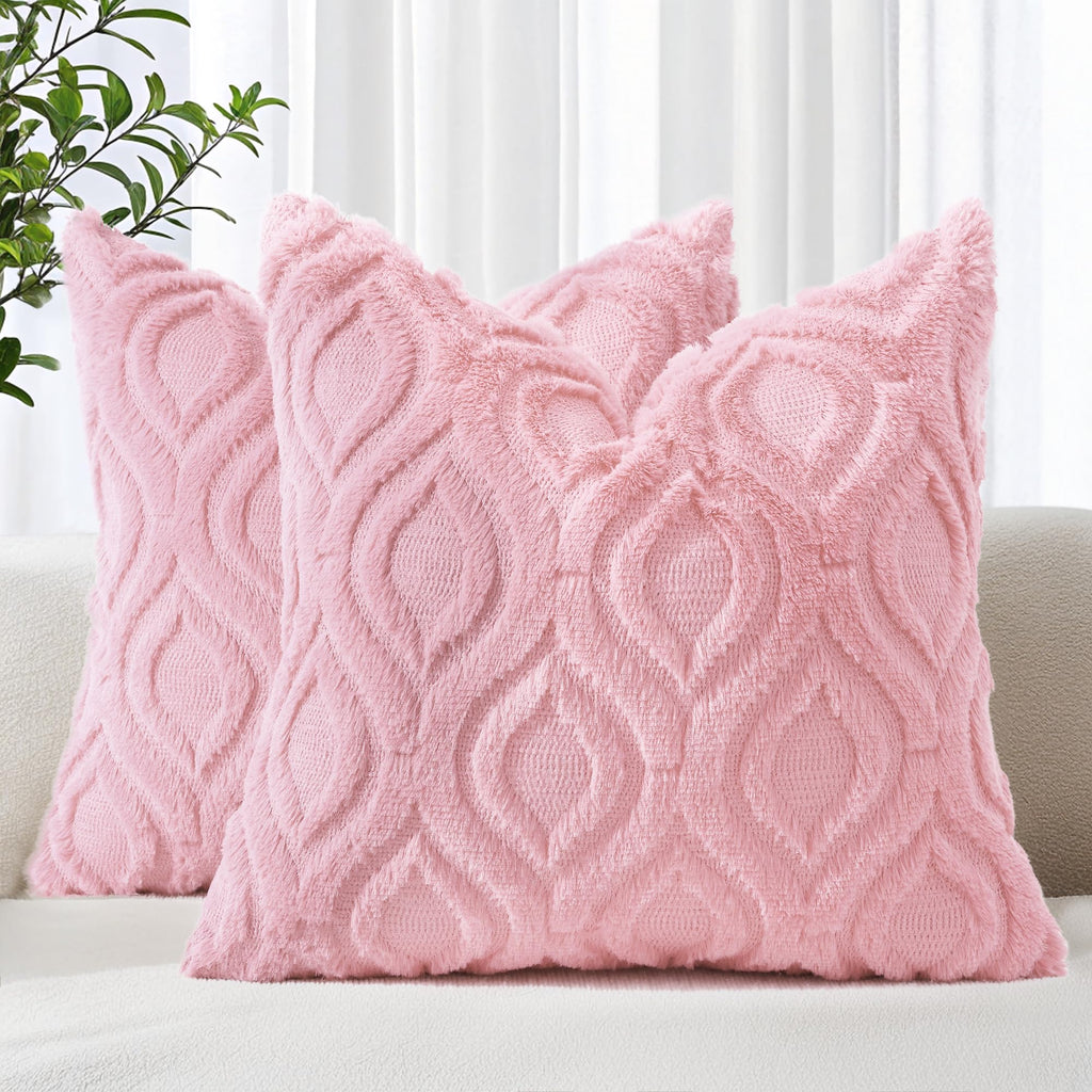 Farmhouse Faux Wool Pillow Covers - Decor by Handbags Specialist Headquarter | Available at Handbags Specialist Headquarter