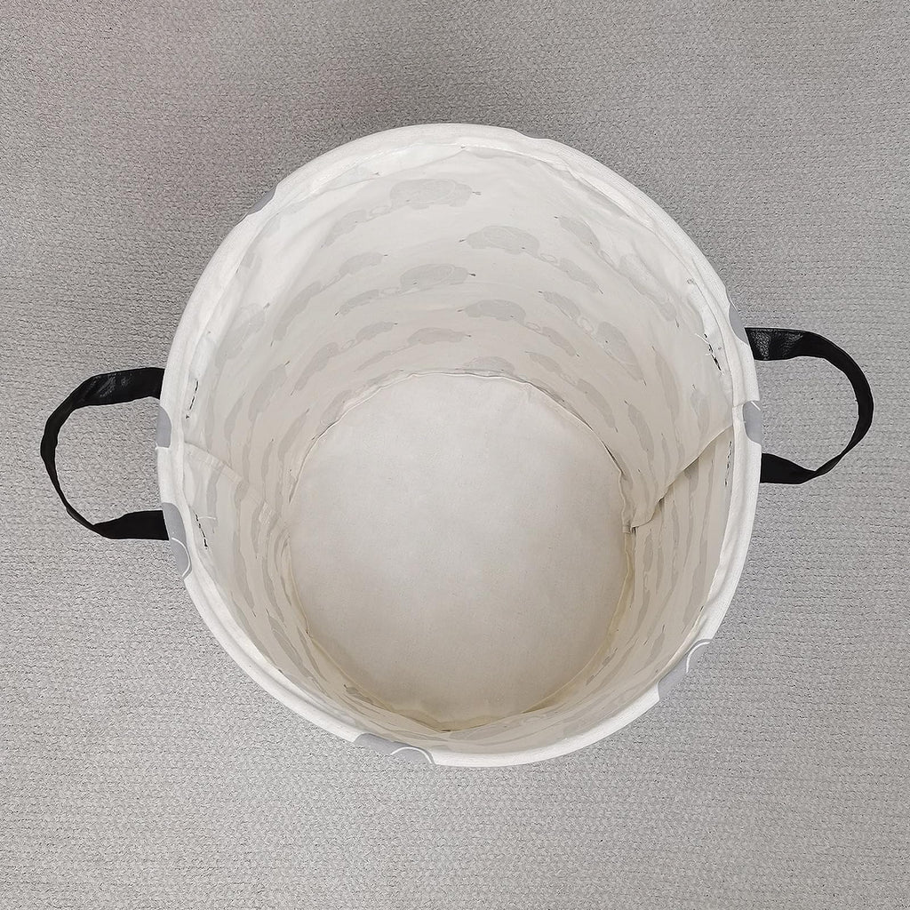 Collapsible Canvas Hamper by LANGYASHAN - Laundry Baskets by Handbags Specialist Headquarter | Available at Handbags Specialist Headquarter