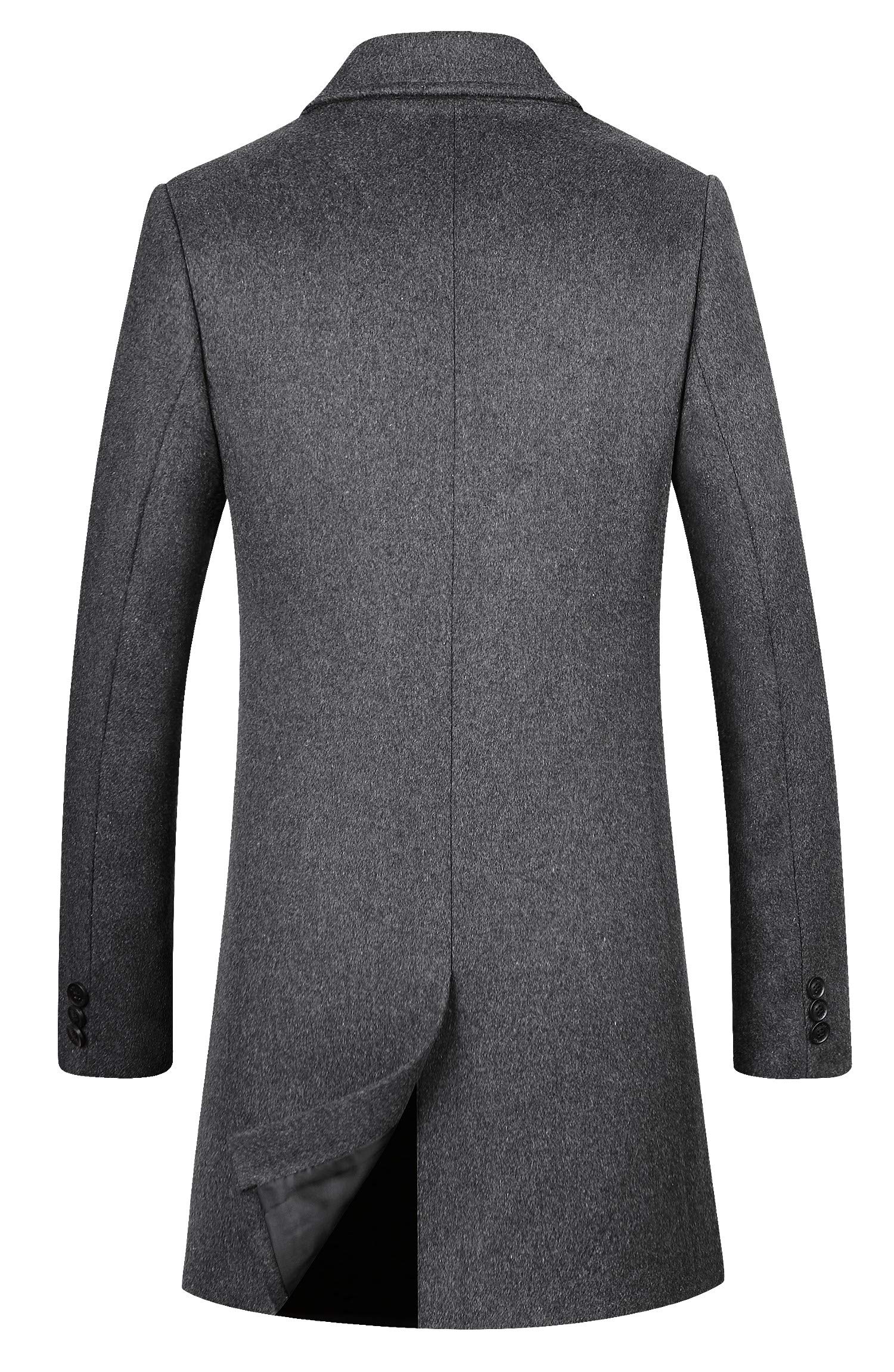 Men's Premium Wool Blend Double Breasted Coat