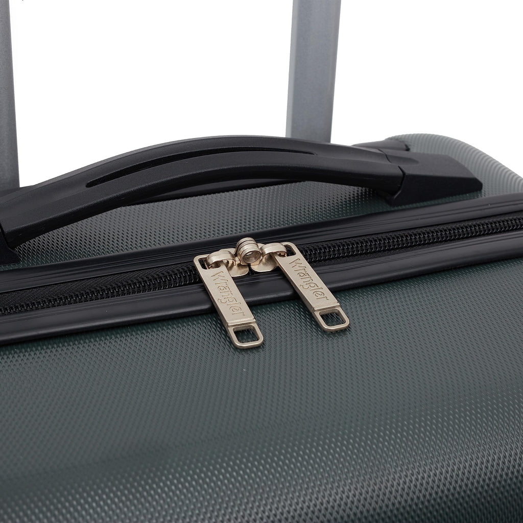 Wrangler 22 Olive Hardside Spinner Carry-On