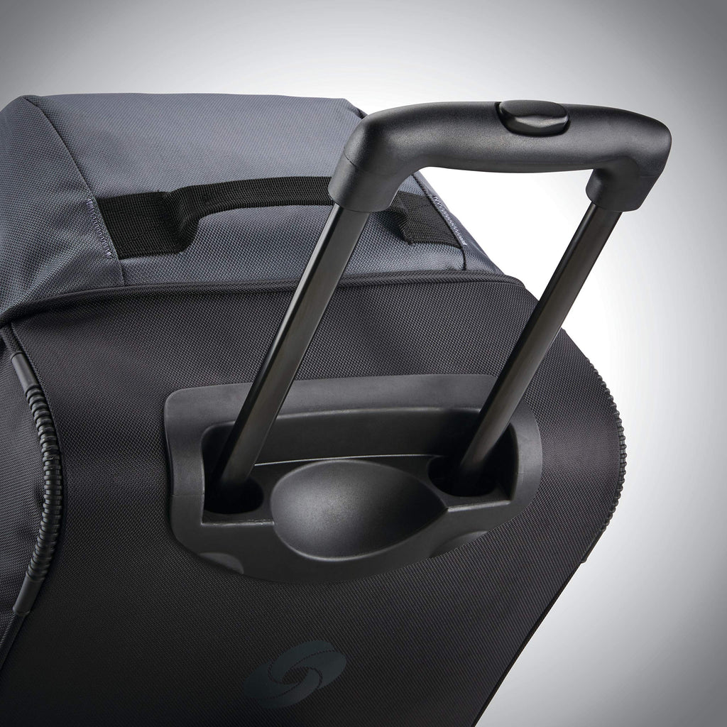 Andante 2 Rolling Duffel - 22 Sleek Black Travel Bag -  by Handbags Specialist Headquarter | Available at Handbags Specialist Headquarter