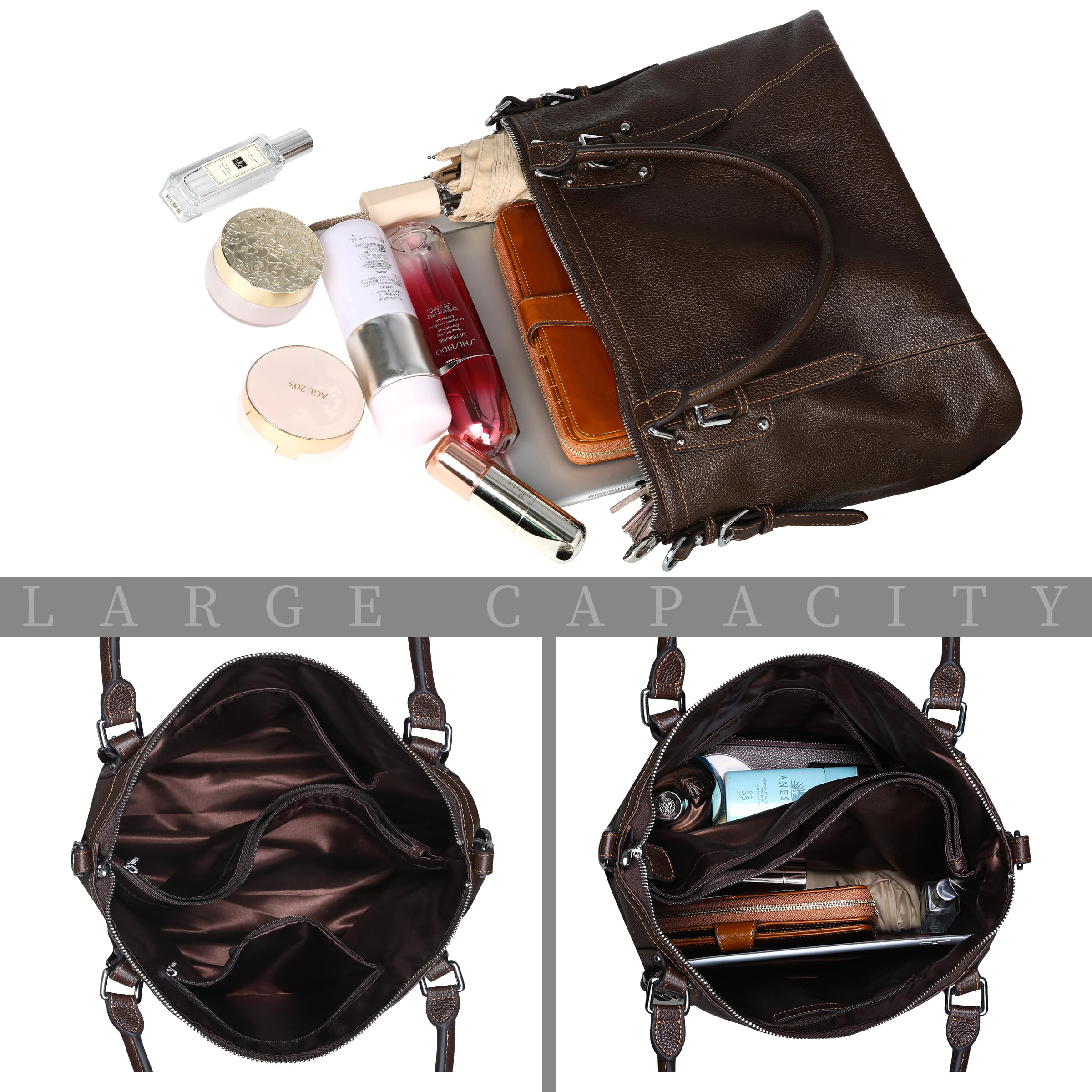 Genuine Leather Women's Tote Shoulder Bag