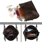 Genuine Leather Women's Tote Shoulder Bag