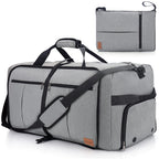 120L Foldable Waterproof Travel Duffel Bag with Shoe Compartment