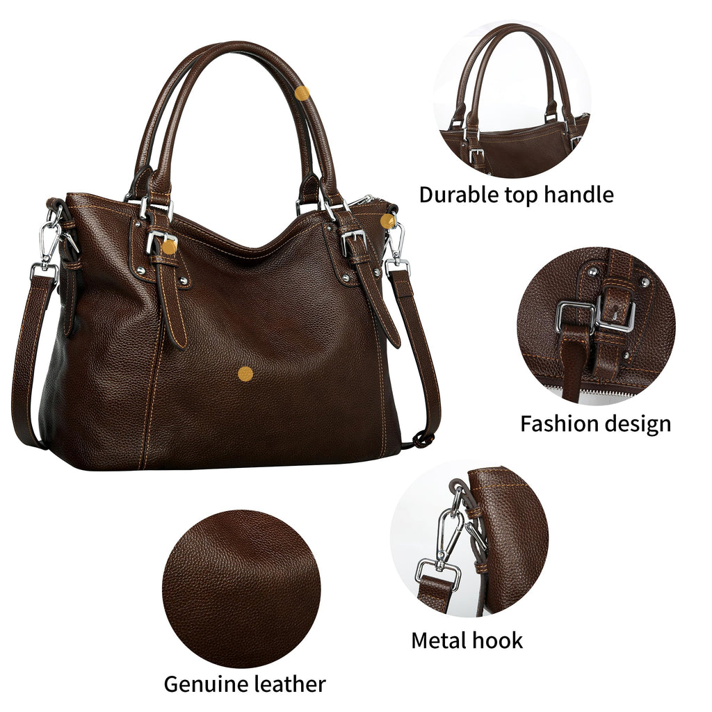 Genuine Leather Women's Tote Shoulder Bag