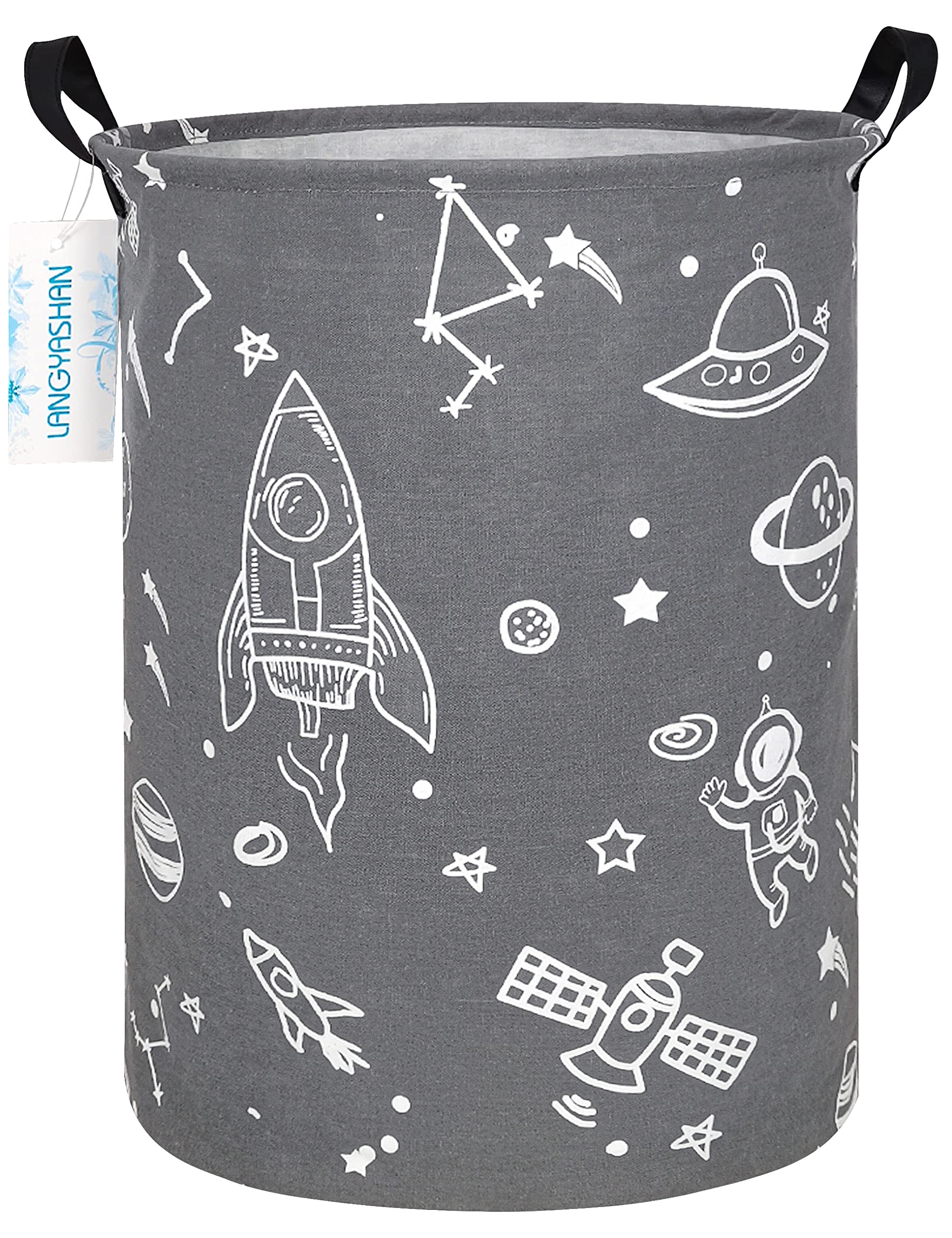 Collapsible Canvas Hamper by LANGYASHAN - Laundry Baskets by Handbags Specialist Headquarter | Available at Handbags Specialist Headquarter