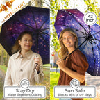 TUMELLA Elite Windproof Travel Umbrella -  by Handbags Specialist Headquarter | Available at Handbags Specialist Headquarter