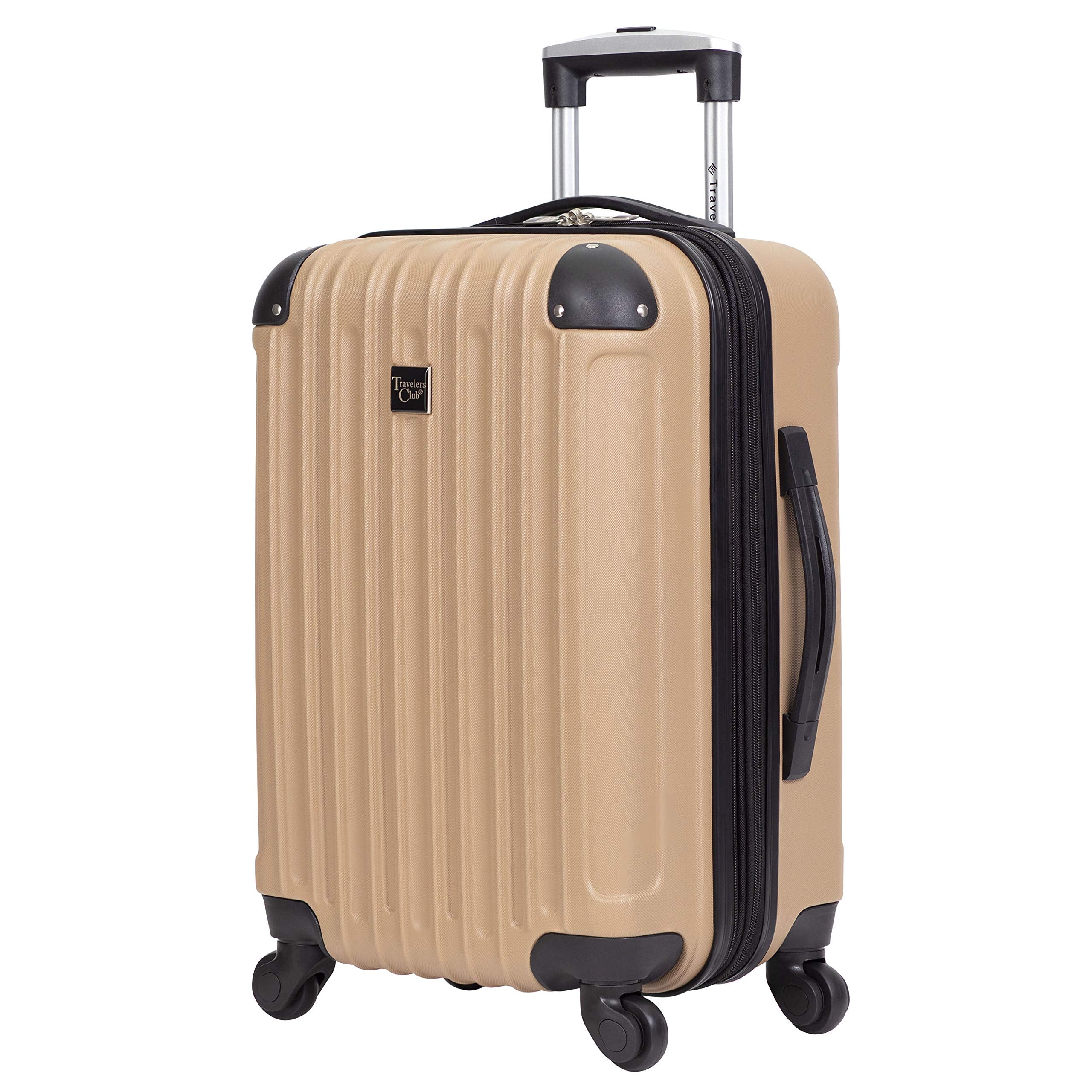 Rose Gold Hardside Luggage Set - 4-Piece Travel Kit -  by Handbags Specialist Headquarter | Available at Handbags Specialist Headquarter