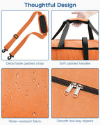 120L Foldable Waterproof Travel Duffel Bag with Shoe Compartment