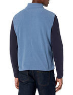 PolarZip Men's Fleece Vest – Big & Tall by Essentials