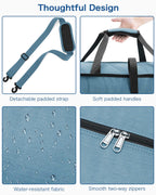 120L Foldable Waterproof Travel Duffel Bag with Shoe Compartment