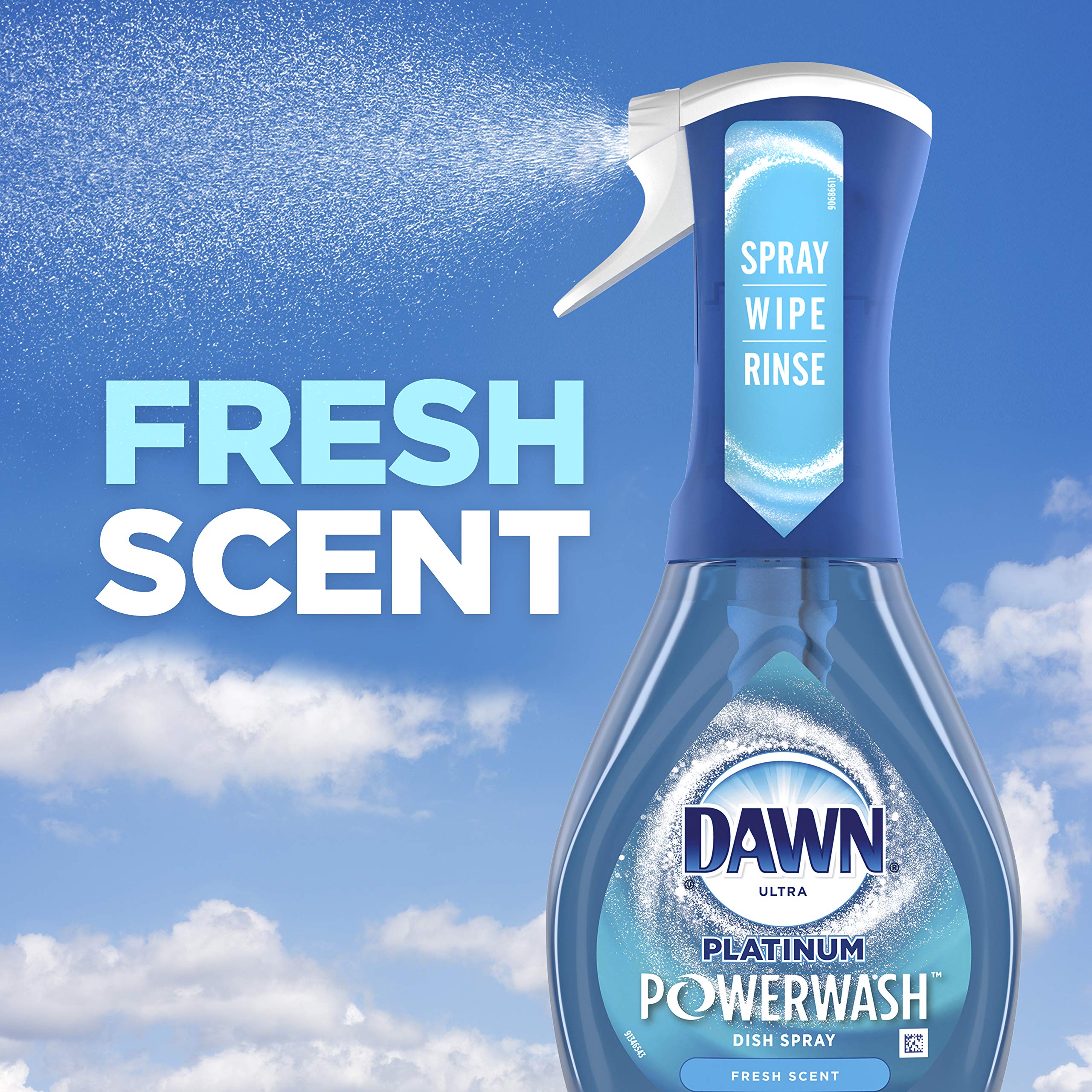 Dawn Powerwash Fresh: 1 Spray + 3 Refill Bundle - Dish Soap Liquid by Handbags Specialist Headquarter | Available at Handbags Specialist Headquarter