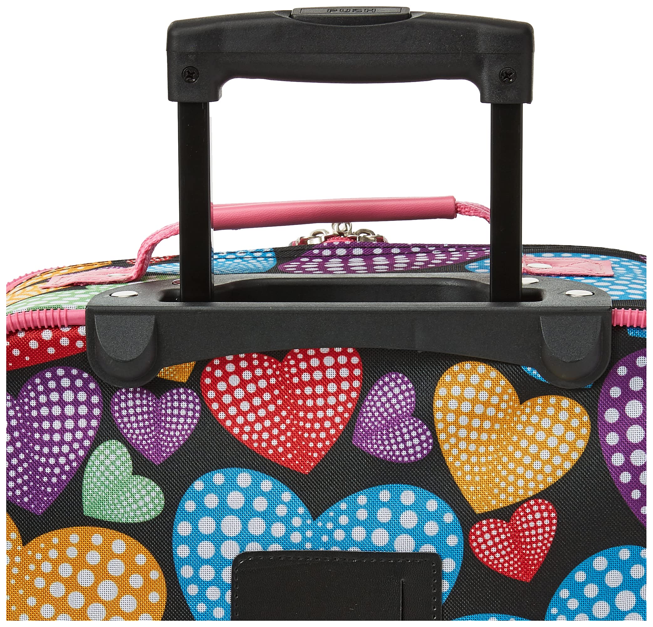 Rockland Expandable Dot Luggage Set - 2 Piece -  by Handbags Specialist Headquarter | Available at Handbags Specialist Headquarter